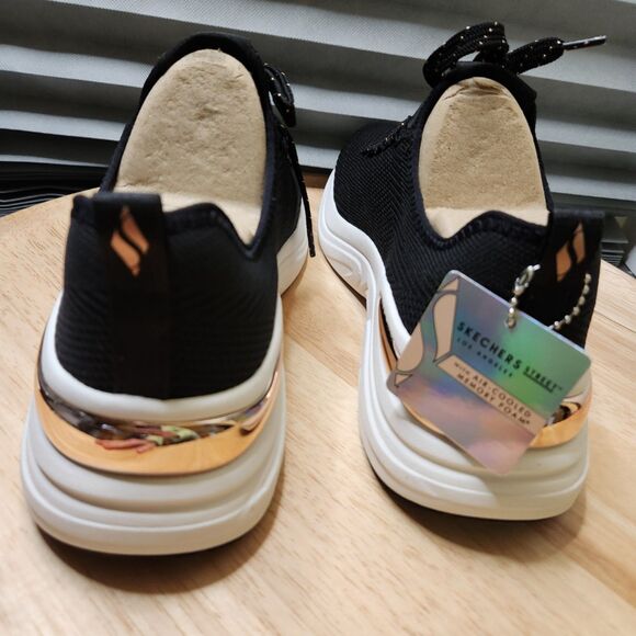 Skechers Pretty Knitty Hazel Sneakers – Women’s 8.5, Black, Memory Foam - Picture 8 of 10